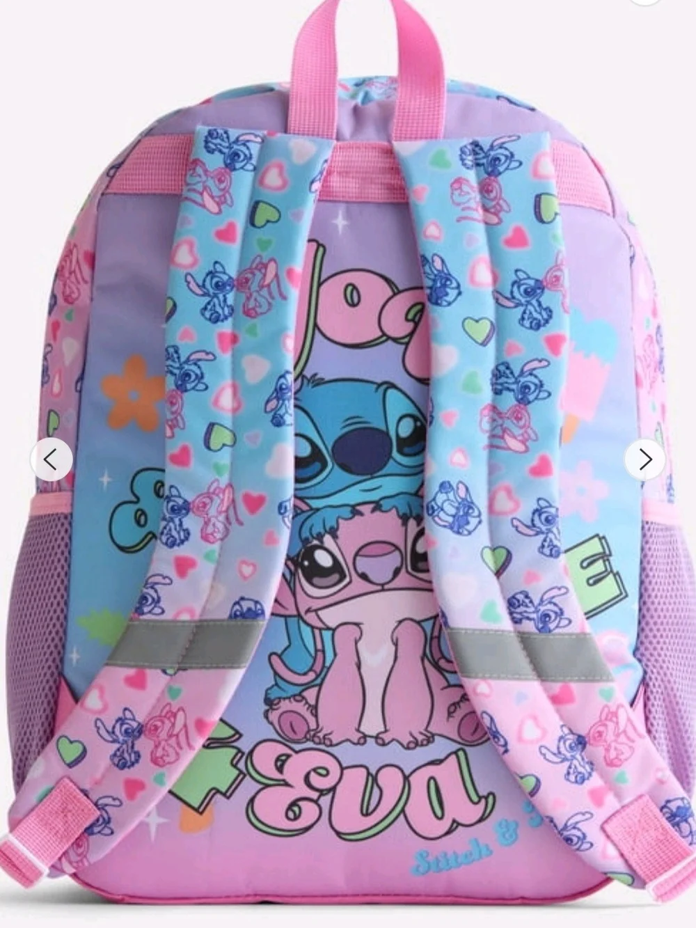 Disney Stitch Pink Sequin Kids Backpack